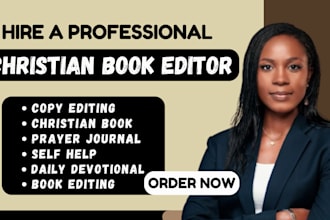 copy edit christian book daily devotional self help prayer journal