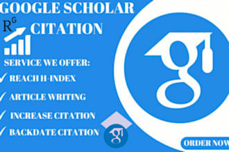 backdate, write and publish article in peer reviewed google scholar indexed