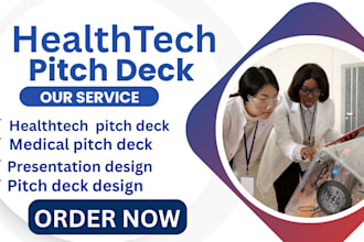 build medical pitch deck  presentation pitch deck design medical powerpoint