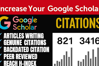 increase google scholar citation, backdate publication citation on researchgate