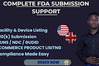 fda facility registration, device listing, and 510k dossier