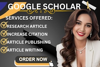 write and publish backdated article on google scholar indexed journal