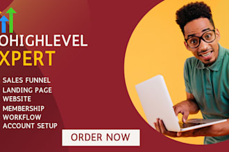 build and automate your gohighlevel account, CRM, and sales funnel