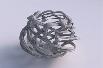 lattice model, articulated lattice,3d medical lattice,action figure, 3d printing