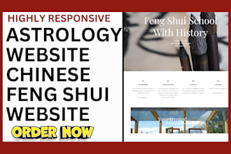 create astrology website bazi and chinese feng shui website