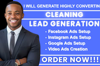 cleaning leads cleaning facebook ads cleaning  google ads cleaning video ads