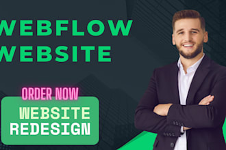 design, redesign, update or fix webflow website, convert your figma to webflow