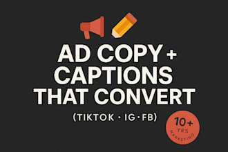 write viral ad copy and scroll stopping social media captions