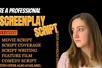 be screenwriter, screenplay, movie script, feature film, tv series, pilot script
