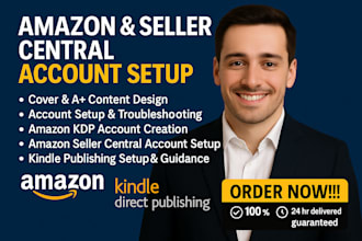 create and set up your amazon KDP account kindle direct publishing expert help