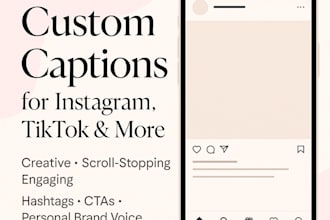write scroll stopping social media captions for your brand