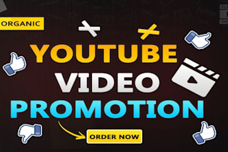 do organic youtube video promotion for channel  monetization growth