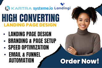 build high converting automated sales system with systeme io kartra clickfunnel