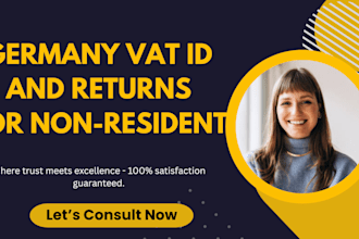 handle your german vat registration, income tax return, elster setup, epr