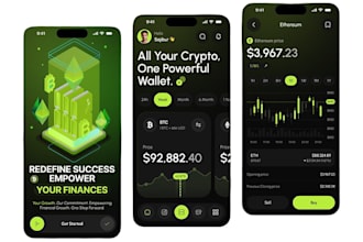 develop crypto wallet app trading app fintech app blockchain app p2p payment app
