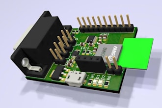 do custom pcb board circuit design schematic 3d model on pcb design software