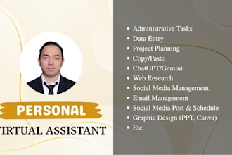 be your humble and professional personal virtual assistant