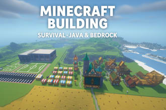 be your professional minecraft builder