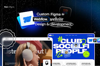 design business webflow website, webflow landing page design, figma to webflow