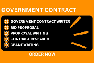 write winning government bid proposals, rfps, contract responses