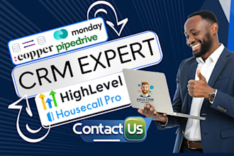 monday crm data migration pipedrive automation gohlghlevel copper housecall pro