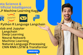 do data science deep machine learning neural network nlp llm python langchain