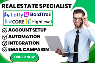 do real estate lofty crm boldtrail lofty website kvcore gohighlevel automation