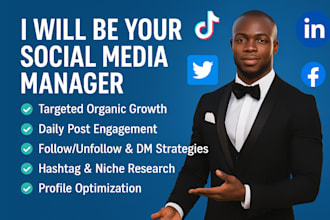 be your social media and digital marketing manager for business growth