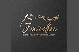 design restaurant garden iron chef gauntlet logo