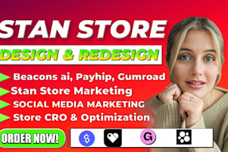 setup stan store, digital products, tiktok shop, beacons ai, payhip, gumroad