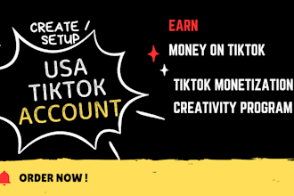 create USA tiktok account with the application of creativity beta program