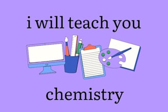 teach you chemistry and biology
