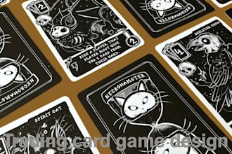 design card game card box mockup card game art template trading card game