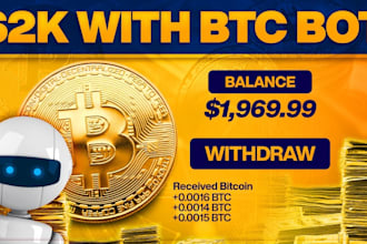 develop and install real profitable bitcoin bot, usdt bot app on your device