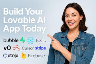 build lovable ai bubble app supabase mvp react next js web app bolt automation
