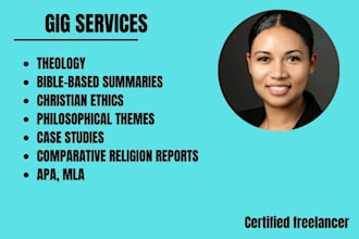do summaries on theology, spiritual, philosophy case studies and bible research