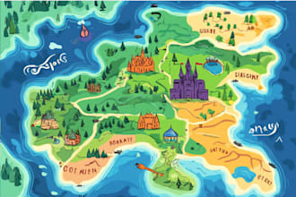 illustration vector illustration vector map