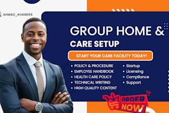 setup your group home with licensing, policy and procedure, sops and compliance