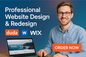 do duda website design weebly redesign wix website, duda weebly website