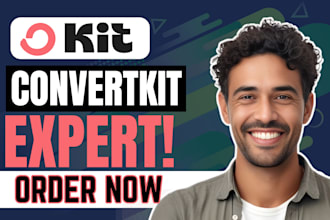 setup convertkit email sequence kit newsletter design convertkit landing page