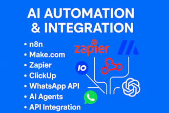 build n8n ai voice calling agents, API integrations, and replit ai automations