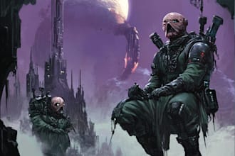 draw digital sci fi and star wars style art