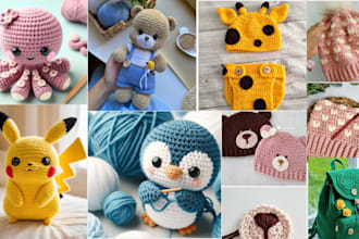 design a crochet pattern from any pictures of your business