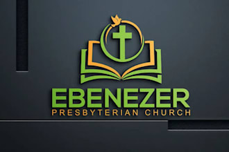 create a modern and religious stunning church logo design