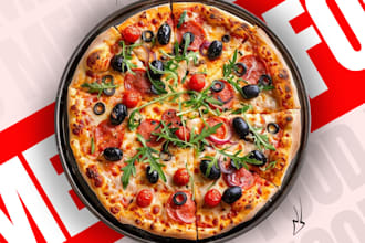 design eye catching food posters and restaurant flyers