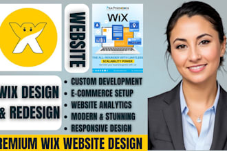responsive wix website design and redesign wix ecommerce website