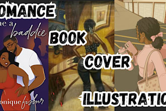 illustrate romance book cover design gay, lesbian, lgbtq book cover, ebook cover