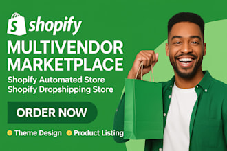 shopify multivendor shopify marketplace shopify automated dropshipping store
