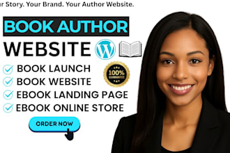 design author website, ebook website, book author website, ebook landing page
