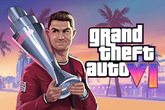 draw gta vi style vector cartoon portrait from your photo